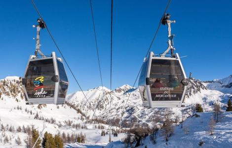 Vacanze in montagna Monolocale con alcova per 4 persone - Résidence Pignals - Isola 2000 - Esteriore inverno