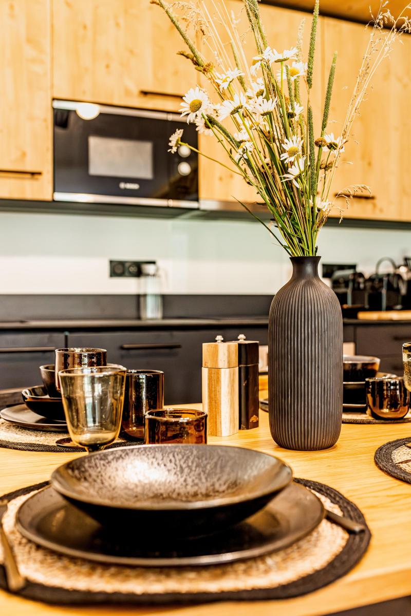 Location au ski Résidence Le Flocon Blanc - La Chapelle d'Abondance - Kitchenette