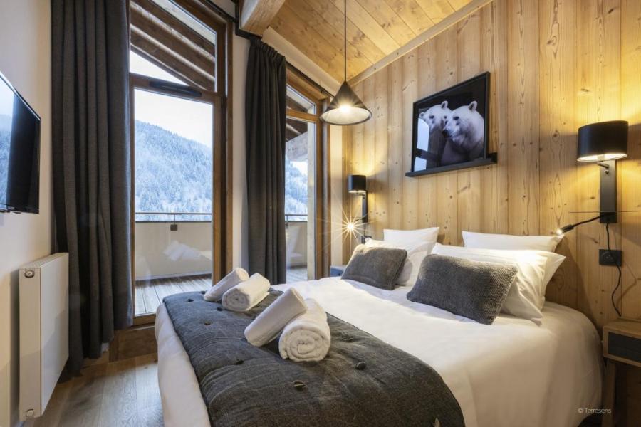 Rent in ski resort 5 room apartment 10 people (Premium) - Résidence Terresens Le Flocon Blanc - La Chapelle d'Abondance - Bedroom