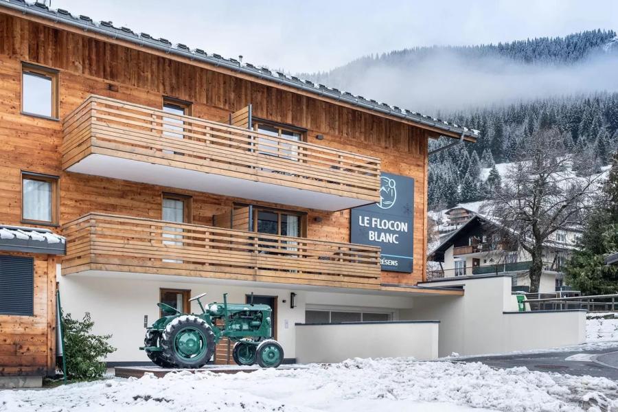 Vacances en montagne Résidence Terresens Le Flocon Blanc - La Chapelle d'Abondance - Extérieur hiver