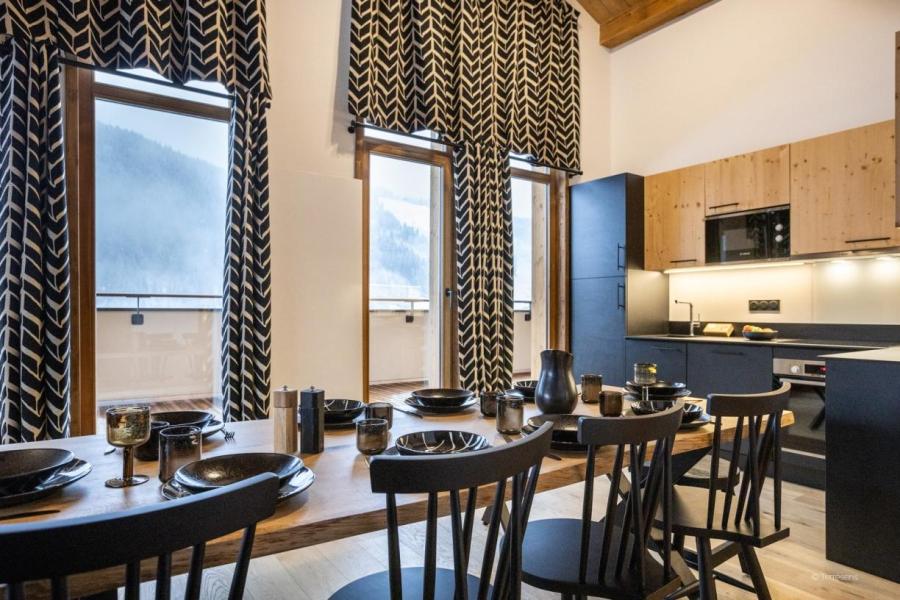 Ski verhuur Appartement 5 kamers 10 personen (Premium) - Résidence Terresens Le Flocon Blanc - La Chapelle d'Abondance - Woonkamer