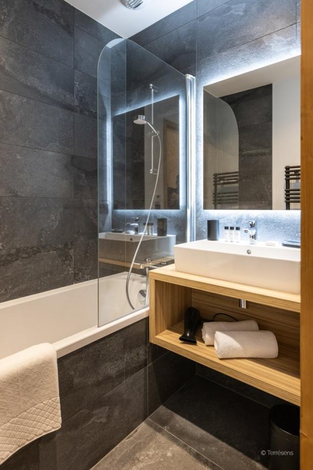 Location au ski Appartement 5 pièces 10 personnes (Premium) - Résidence Terresens Le Flocon Blanc - La Chapelle d'Abondance - Salle de bain