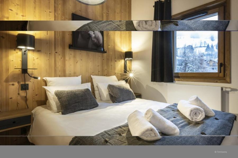 Skiverleih Résidence Terresens Le Flocon Blanc - La Chapelle d'Abondance - Schlafzimmer