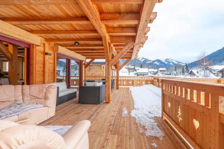 Аренда на лыжном курорте Шале триплекс 7 комнат 15 чел. - Chalet Soleil d'Abondance - La Chapelle d'Abondance - зимой под открытым небом
