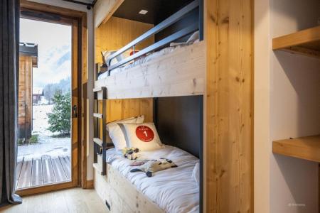 Skiverleih 3-Zimmer-Holzhütte für 8 Personen (Standard) - Résidence Terresens Le Flocon Blanc - La Chapelle d'Abondance - Offener Schlafbereich