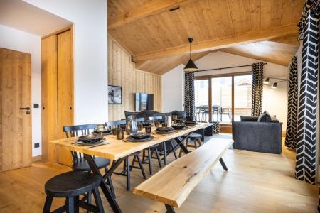 Rent in ski resort 5 room apartment 10 people (Premium) - Résidence Terresens Le Flocon Blanc - La Chapelle d'Abondance - Living room