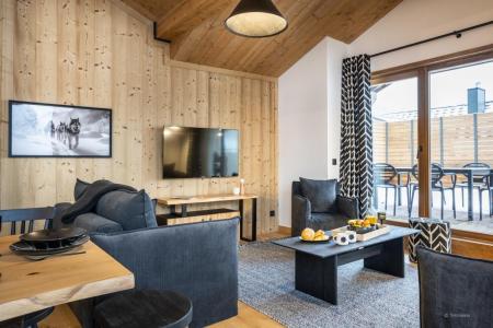 Rent in ski resort 5 room apartment 10 people (Premium) - Résidence Terresens Le Flocon Blanc - La Chapelle d'Abondance - Living room