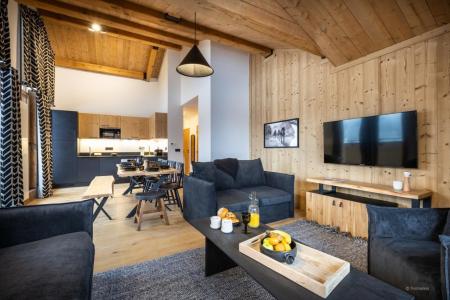 Ski verhuur Appartement 5 kamers 10 personen (Premium) - Résidence Terresens Le Flocon Blanc - La Chapelle d'Abondance - Woonkamer