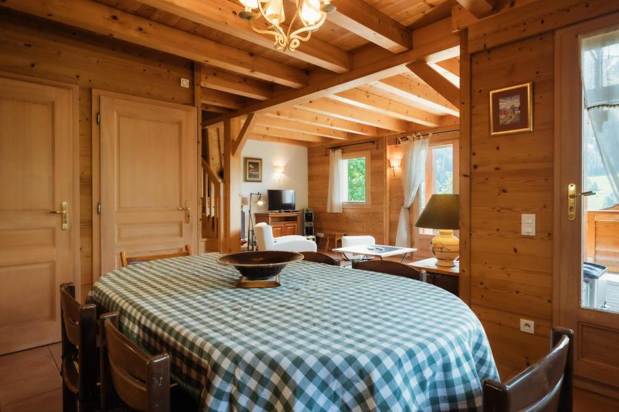 Skiverleih 4-Mezzaninzimmer Doppelchalethälfte für 6 Personen (ALP1B2) - Alpins 1 - La Clusaz - Wohnzimmer