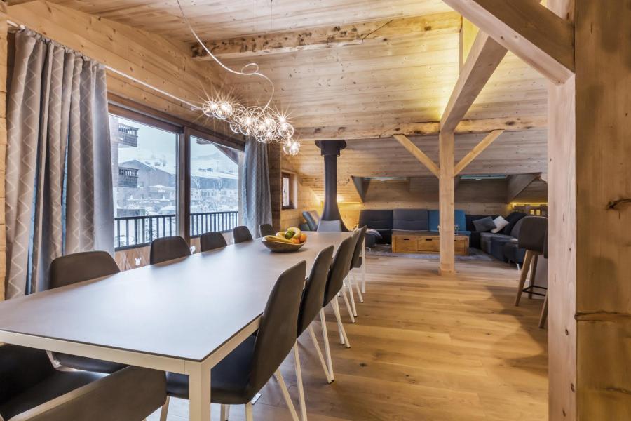 Skiverleih Bon Vieux Temps - La Clusaz - Wohnzimmer