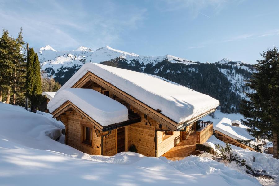 Wynajem na narty Domek górski 6 pokojowy 12 osób (ALPANOU) - Chalet Alpanou - La Clusaz - Zima na zewnątrz