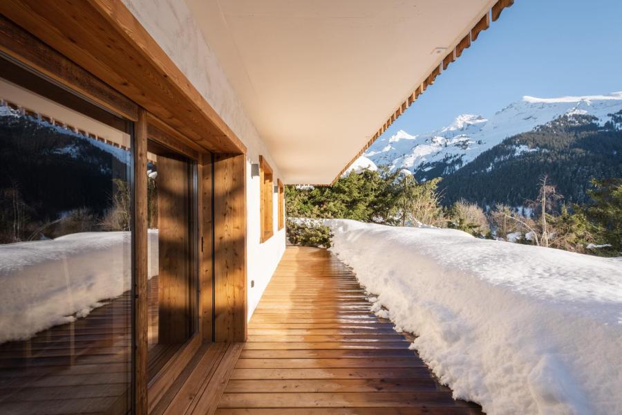 Аренда на лыжном курорте Chalet Alpanou - La Clusaz - Балкон