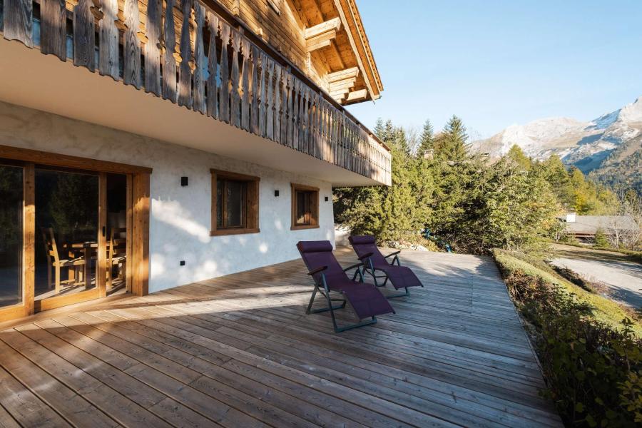 Аренда на лыжном курорте Chalet Alpanou - La Clusaz - Терраса