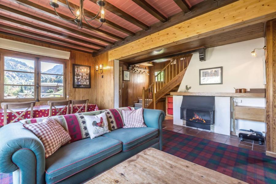 Skiverleih Duplex Wohnung 5 Zimmer 8 Personnen - Chalet Forêt - La Clusaz - Wohnzimmer