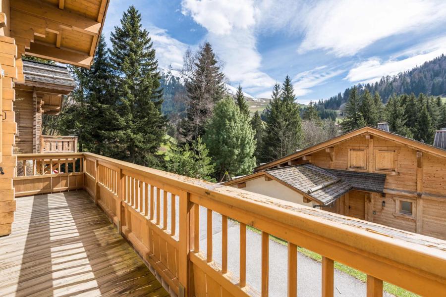 Rent in ski resort 5 room duplex semi-detached chalet 9 people - Chalet Gotty Joly L'Bele - La Clusaz - Balcony