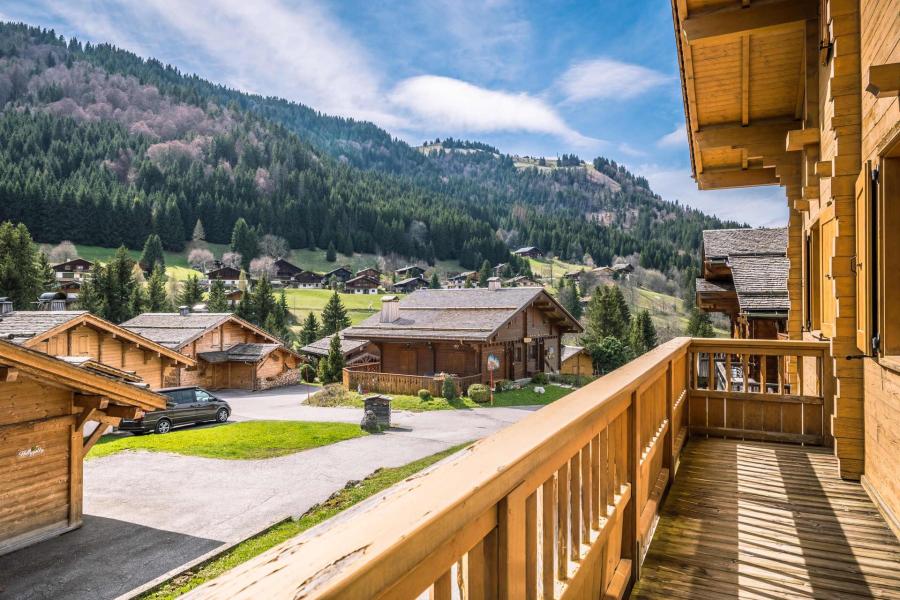 Location au ski Chalet duplex mitoyen 5 pièces 9 personnes - Chalet Gotty Joly L'Bele - La Clusaz - Balcon