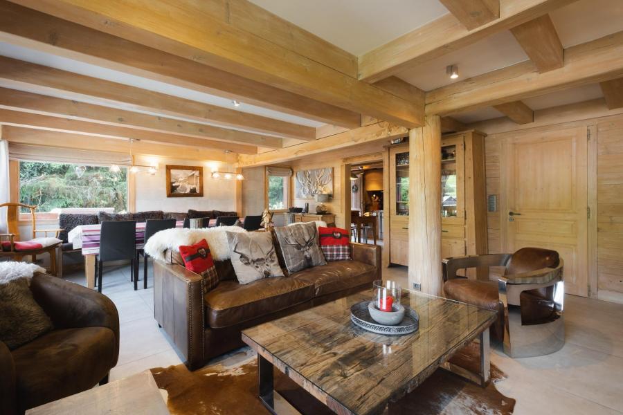 Skiverleih 9 Zimmer Chalet für 11 Personen - Chalet Grany - La Clusaz - Wohnzimmer