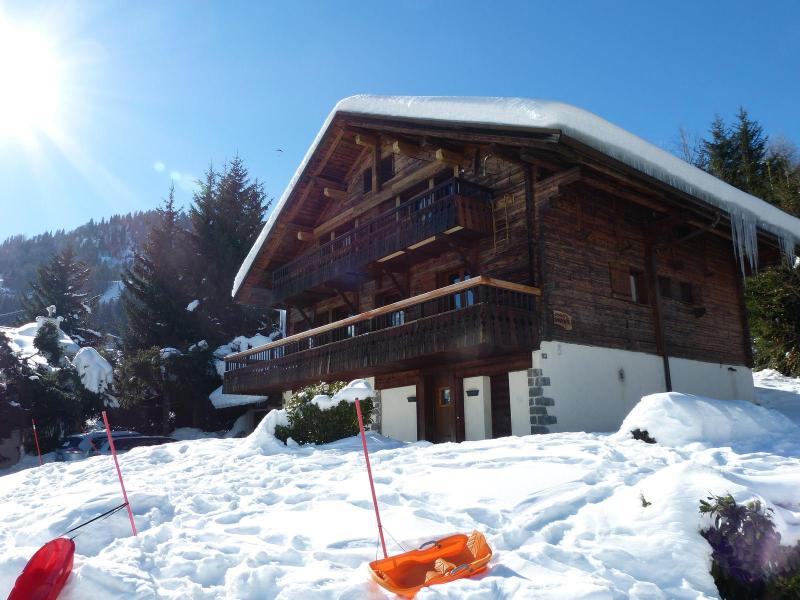 Urlaub in den Bergen Chalet Grany - La Clusaz - Draußen im Winter