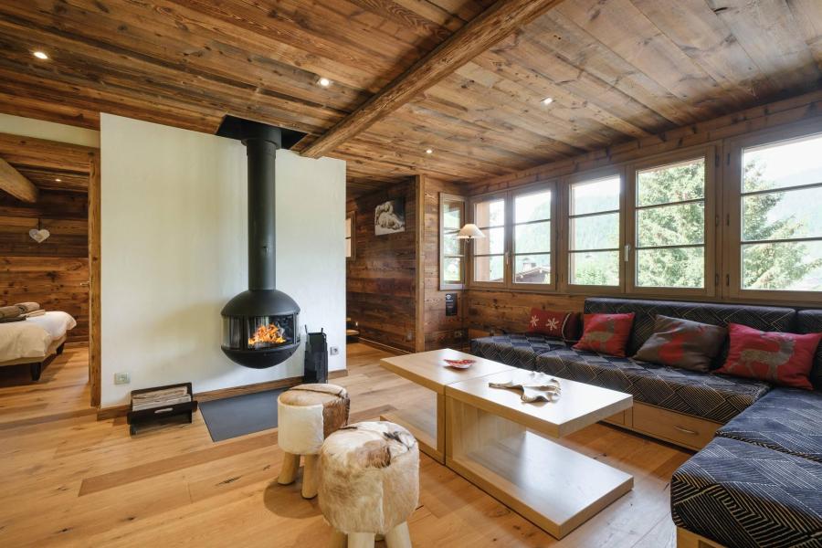 Rent in ski resort 6 room chalet 8 people - Chalet Mon Alpe - La Clusaz - Living room