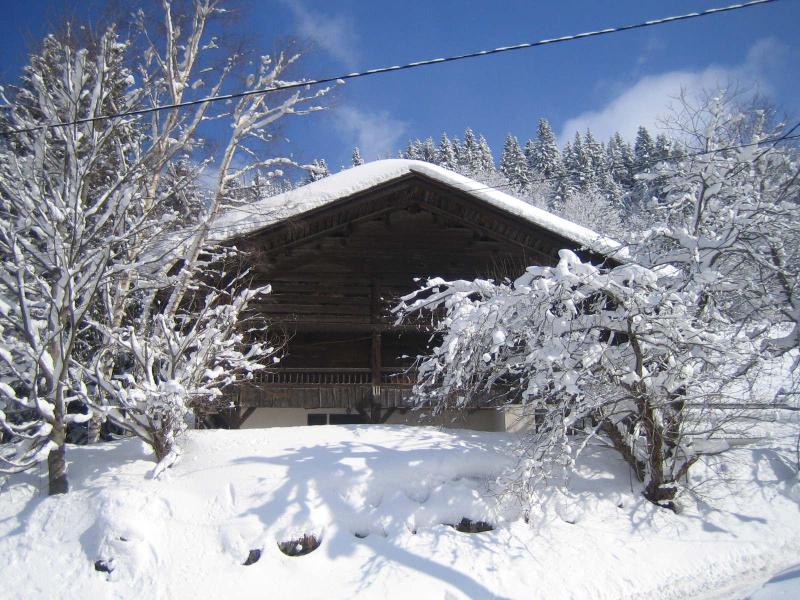 Urlaub in den Bergen Chalet Noisetiers - La Clusaz - Draußen im Winter