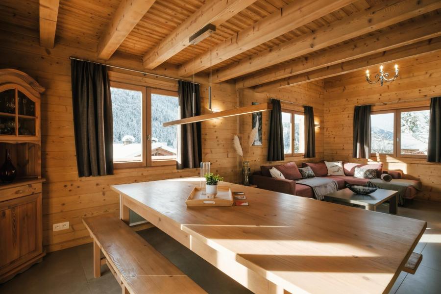 Rent in ski resort 5 room chalet 8 people (06) - Chalet Pistes Du Soleil 6 Bartavelles - La Clusaz - Living room