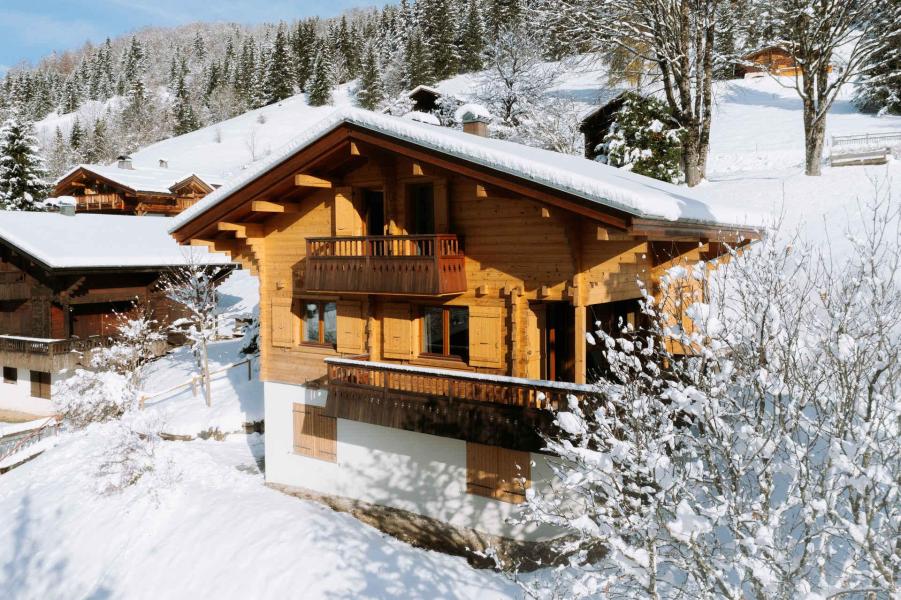 Rent in ski resort 5 room chalet 8 people (06) - Chalet Pistes Du Soleil 6 Bartavelles - La Clusaz - Winter outside