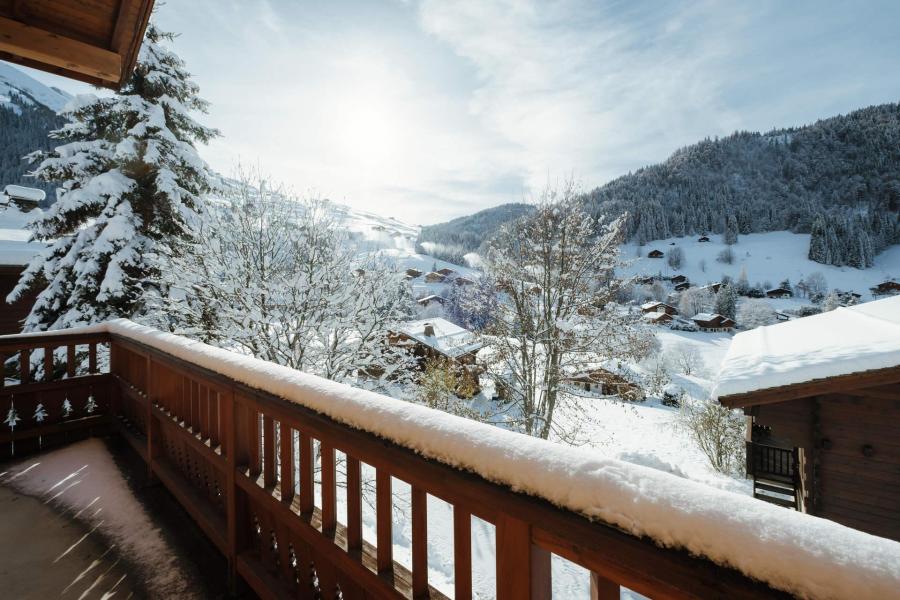 Ski verhuur Chalet 5 kamers 8 personen (06) - Chalet Pistes Du Soleil 6 Bartavelles - La Clusaz - Balkon