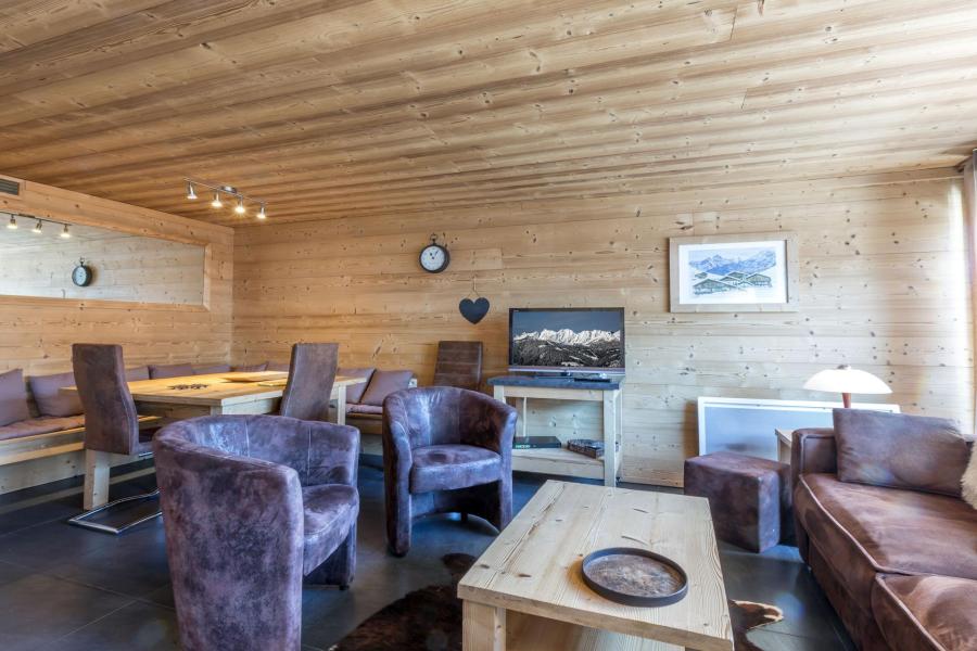 Ski verhuur Appartement duplex 4 kamers 8 personen (15) - Clé des Champs - La Clusaz - Woonkamer