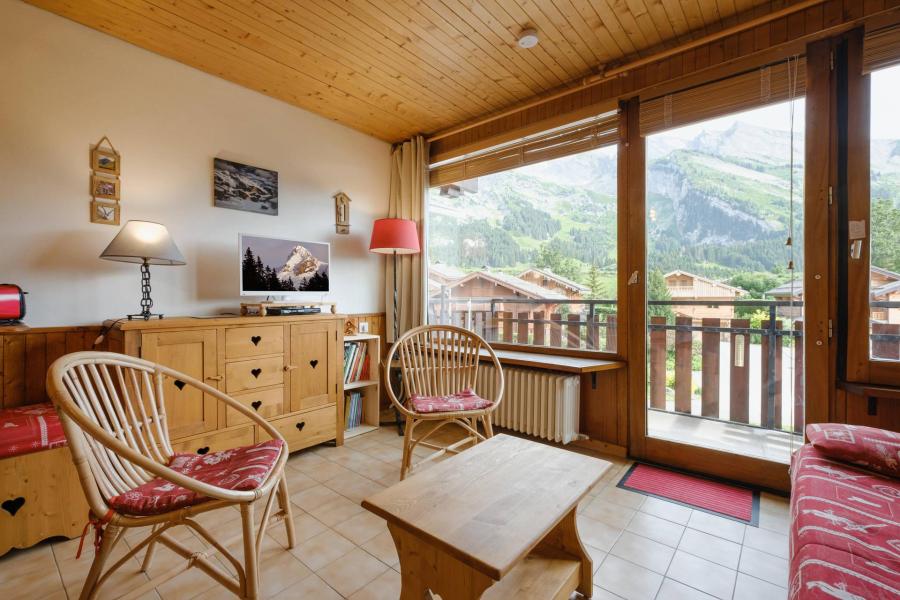 Rent in ski resort 3 room duplex apartment 6 people (11) - Confins - La Clusaz - Living room