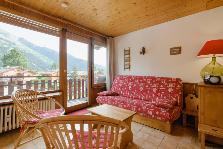 Skiverleih 3 Zimmer Maisonettewohnung für 6 Personen (11) - Confins - La Clusaz - Wohnzimmer