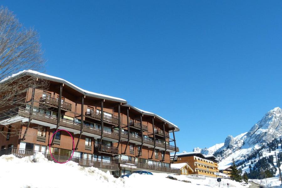 Vakantie in de bergen Appartement duplex 3 kamers 6 personen (11) - Confins - La Clusaz - Buiten winter