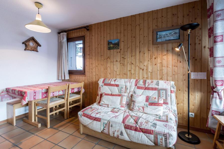 Ski verhuur Appartement 2 kamers bergnis 4 personen (07) - Domanial A - La Clusaz - Woonkamer