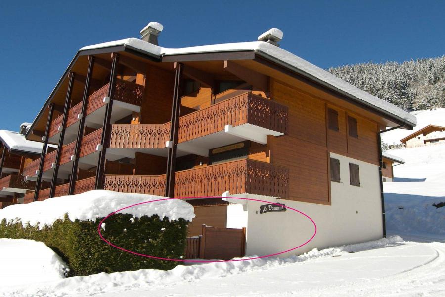 Rent in ski resort 2 room apartment 4 people (01) - Domanial B - La Clusaz - Winter outside