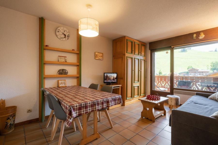 Skiverleih Studio Schlafnische 4 Personen (05) - Domanial B - La Clusaz - Wohnzimmer