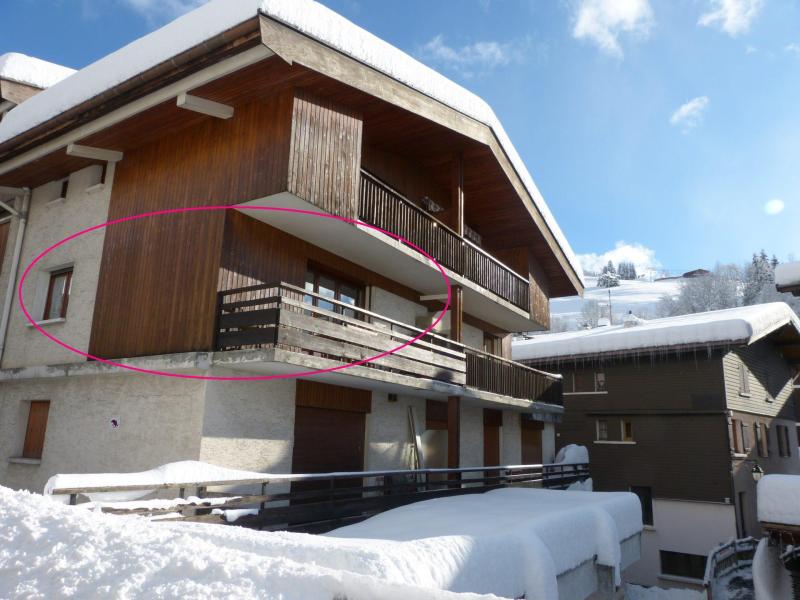 Vakantie in de bergen Appartement 2 kamers 6 personen (11) - Escale Blanche - La Clusaz - Buiten winter