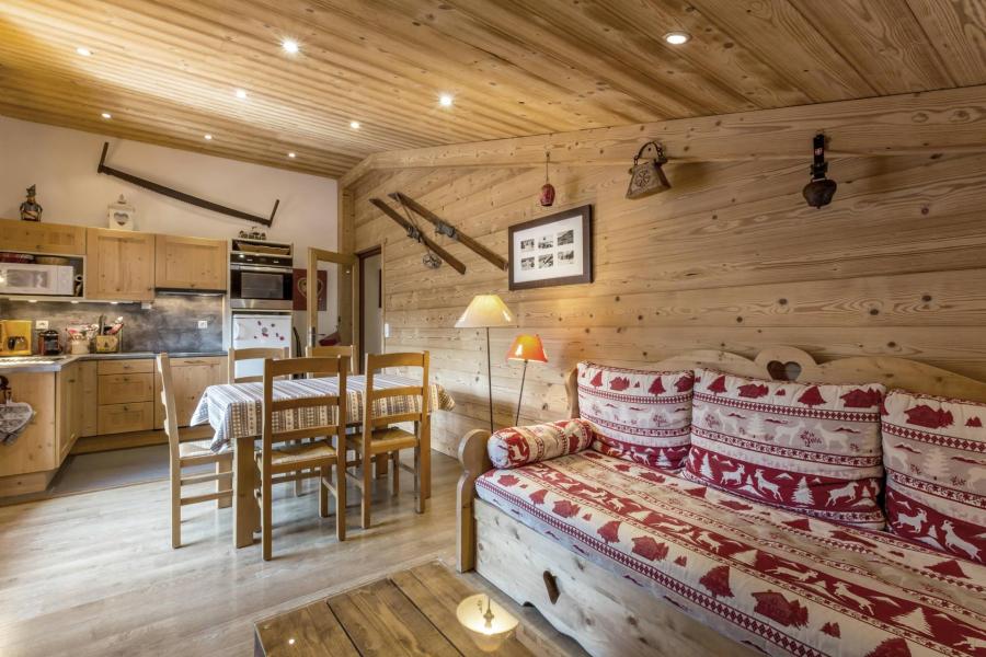 Ski verhuur Appartement 3 kamers 5 personen (03) - Escale Blanche - La Clusaz - Woonkamer