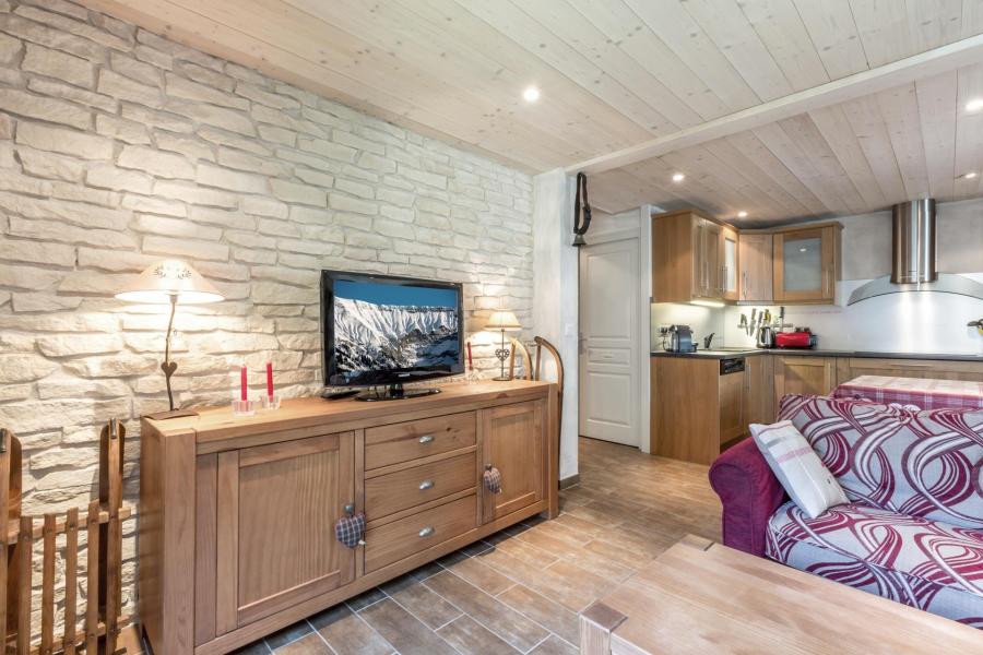 Ski verhuur Appartement 3 kamers 5 personen (13) - Escale Blanche - La Clusaz - Woonkamer