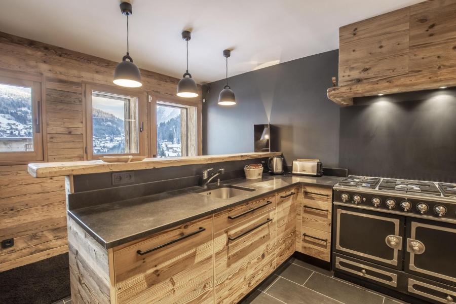 Rent in ski resort 5 room chalet 11 people - Family Lodge - La Clusaz - Kitchen