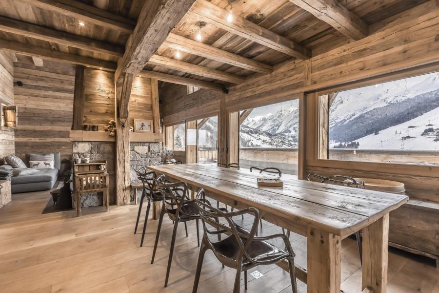 Location au ski Chalet 5 pièces 11 personnes - Family Lodge - La Clusaz - Séjour