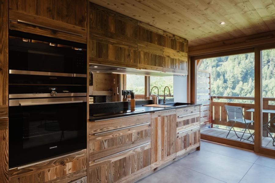 Ski verhuur Appartement 5 kamers 8 personen (03) - Ferme Des Crêts - La Clusaz - Keuken