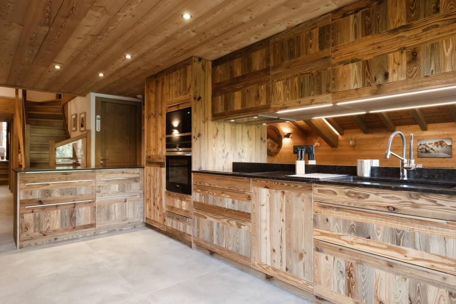 Ski verhuur Appartement 5 kamers 8 personen (03) - Ferme Des Crêts - La Clusaz - Keuken