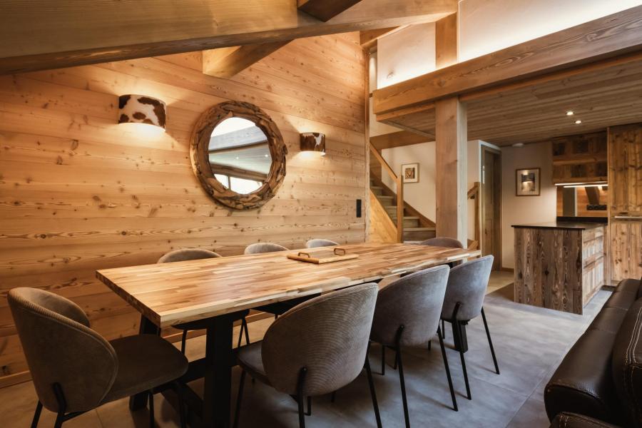 Ski verhuur Appartement 5 kamers 8 personen (03) - Ferme Des Crêts - La Clusaz - Woonkamer