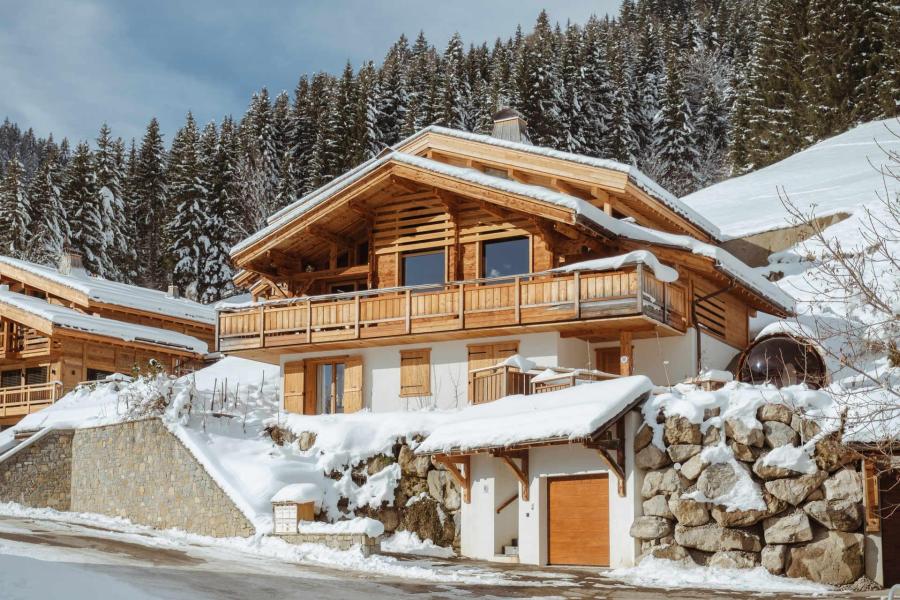 Urlaub in den Bergen 7 Zimmer Chalet für 10 Personen - Kamchatka - La Clusaz - Draußen im Winter