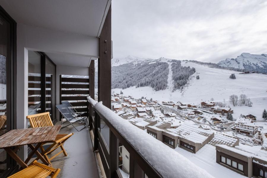 Skiverleih 3-Zimmer-Holzhütte für 6 Personen (33) - Lodge Perriere - La Clusaz - Balkon