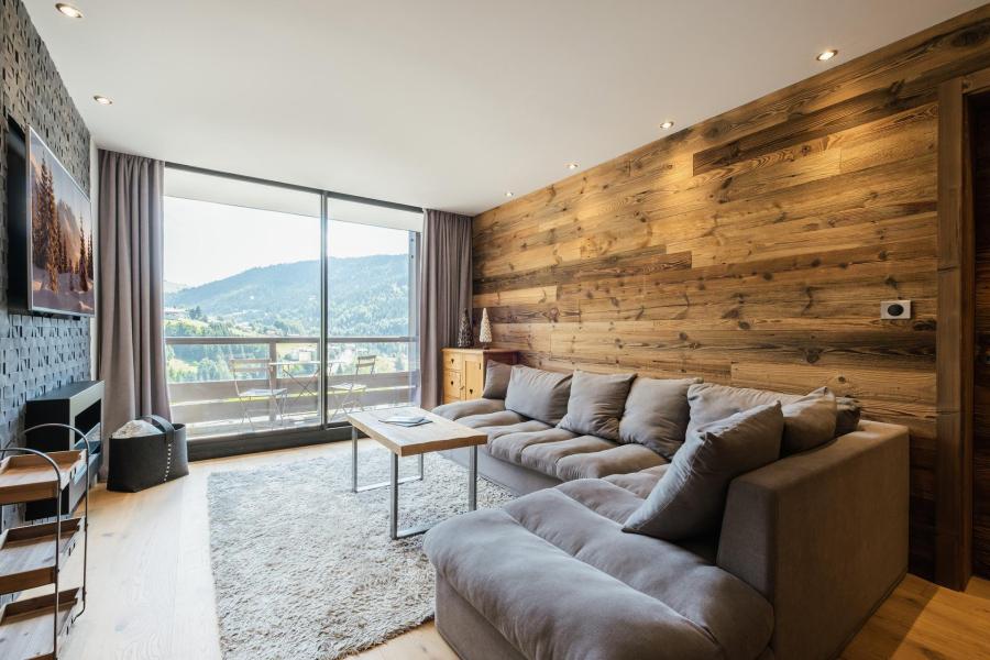 Skiverleih 4-Zimmer-Appartment für 8 Personen (51) - Lodge Perriere - La Clusaz - Wohnzimmer