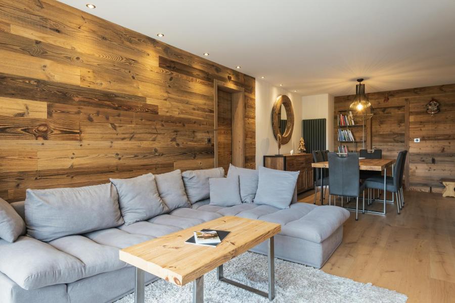 Ski verhuur Appartement 4 kamers 8 personen (51) - Lodge Perriere - La Clusaz - Woonkamer