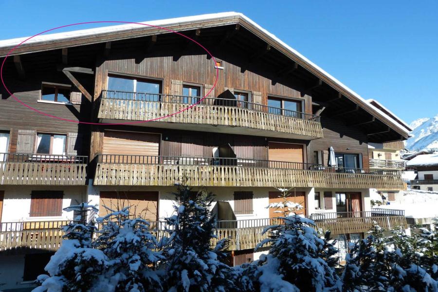 Vakantie in de bergen Appartement 3 kamers 6 personen (Ancolie) - Moutelette - La Clusaz - Buiten winter