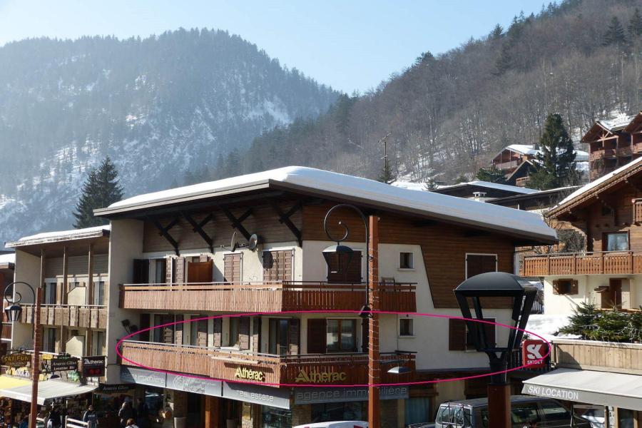 Wynajem na narty Apartament 4 pokojowy 8 osób (01) - Plein Sud - La Clusaz - Zima na zewnątrz