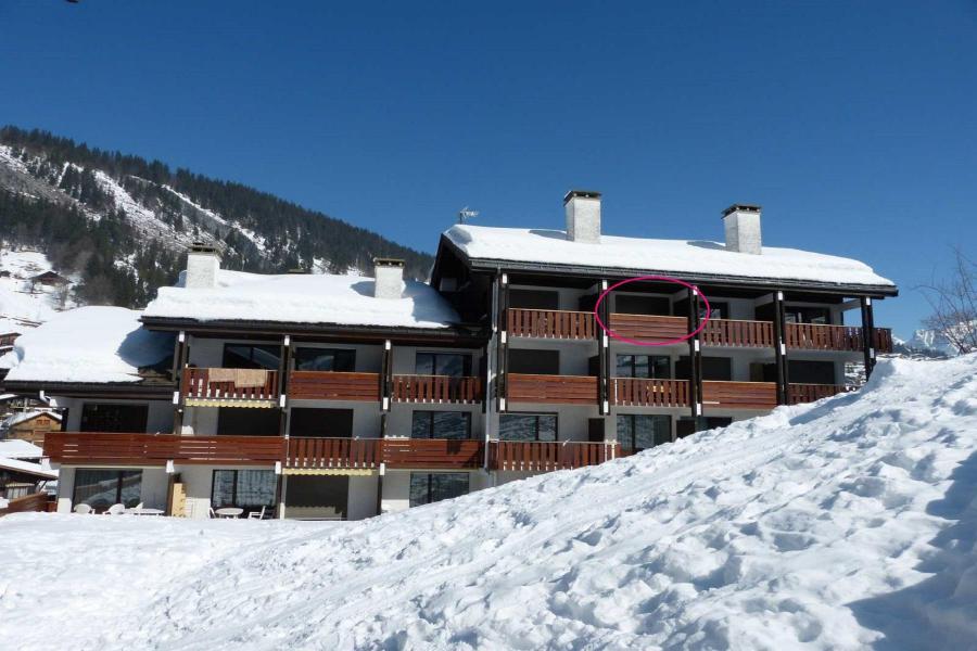 Skiverleih Résidence Aigles I - La Clusaz - Draußen im Winter