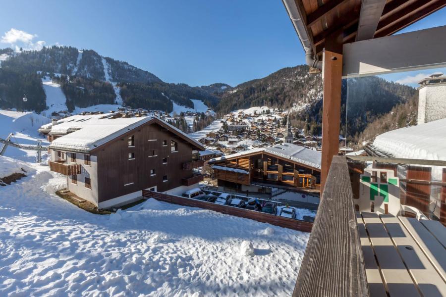 Location au ski Appartement 4 pièces mezzanine 8 personnes (AIGLBS) - Résidence Aigles I - La Clusaz - Balcon